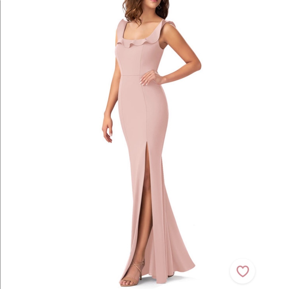 Dusty Rose Azazie Samantha Dress
